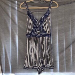 striped romper